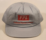 Vintage FPL Federal Pioneer Limited Grey Snapback Trucker Cap Hat