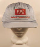 Vintage FPL Federal Pioneer Limited Grey Snapback Trucker Cap Hat