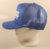 Vintage Kaverit Steel and Crane Ltd. Dark Blue Snapback Mesh Trucker Cap Hat