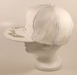 Vintage Highland Valley Copper White Snapback Mesh Trucker Cap Hat