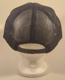 Vintage 1980s International Insignia SWAT Black Snapback Mesh Trucker Cap Hat