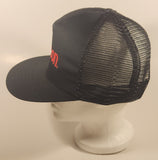 Vintage Stylemaster Devcon Black Snapback Mesh Trucker Cap Hat