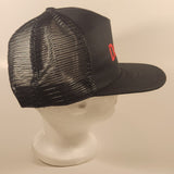 Vintage Stylemaster Devcon Black Snapback Mesh Trucker Cap Hat