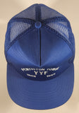 Vintage 1969 to 1995 YYF Penticton Tower Blue Snapback Mesh Trucker Cap Hat