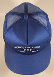 Vintage 1969 to 1995 YYF Penticton Tower Blue Snapback Mesh Trucker Cap Hat
