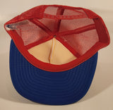 Vintage Whippletree Junction General Store Vancouver Island Red White Blue Snapback Mesh Trucker Cap Hat