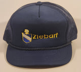Vintage Ziebart Blue Snapback Mesh Trucker Cap Hat