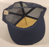 Vintage Ziebart Blue Snapback Mesh Trucker Cap Hat