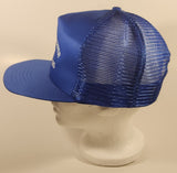 Vintage 1969 to 1995 YYF Penticton Tower Blue Snapback Mesh Trucker Cap Hat