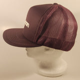 Vintage Infrascan Inc. Dark Purple Plum Snapback Mesh Trucker Cap Hat