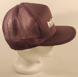 Vintage Infrascan Inc. Dark Purple Plum Snapback Mesh Trucker Cap Hat