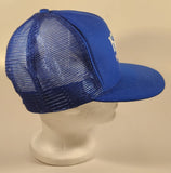 Vintage Kathy Mattea Country Singer Blue Snapback Mesh Trucker Cap Hat