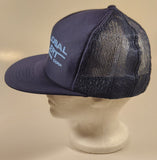 Vintage Global Alert Systems Corp. Dark Blue Snapback Mesh Trucker Cap Hat