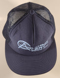 Vintage Global Alert Systems Corp. Dark Blue Snapback Mesh Trucker Cap Hat