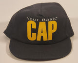 Vintage Your Basic CAP Cigarettes Black Snapback Trucker Cap Hat