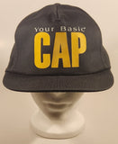 Vintage Your Basic CAP Cigarettes Black Snapback Trucker Cap Hat