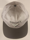 Vintage Svedala Black and Grey Snapback Trucker Cap Hat