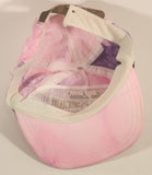 Vintage Joe Lucas' Cross Fire Rope Co. Canada Pink Purple Tie Dye Trucker Cap Hat