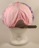 Vintage Joe Lucas' Cross Fire Rope Co. Canada Pink Purple Tie Dye Trucker Cap Hat