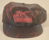 Christian & Christian Signs Great Graphics! Black with Pink Blue Snapback Trucker Cap Hat