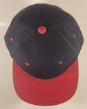 A.J.M. International Blank Black and Red Snapback Trucker Cap Hat