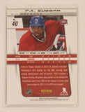 2013-14 Panini Hockey NHL No. 40 Montreal Canadiens P.K Subban Trading Card