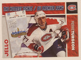 1995 Kraft Jell-o NHL Montreal Canadians #77 Pierre Turgeon Trading Card