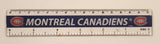 NHL Montreal Canadiens 6" Clear Plastic Ruler Measure