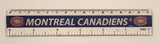 NHL Montreal Canadiens 6" Clear Plastic Ruler Measure