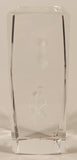 NHL Montreal Canadiens Logo and Player Laser Etched 4 3/4" Clear Glass Paper Weight