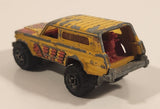 Vintage Majorette No. 236 4x4 Cherokee Big Chief Yellow 1:64 Scale Die Cast Toy Car SUV Vehicle