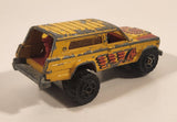 Vintage Majorette No. 236 4x4 Cherokee Big Chief Yellow 1:64 Scale Die Cast Toy Car SUV Vehicle