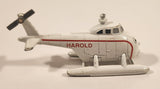 1991 ERTL Britt Allcroft Thomas The Tank Engine & Friends Harold Helicopter White Die Cast Toy Aircraft