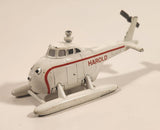 1991 ERTL Britt Allcroft Thomas The Tank Engine & Friends Harold Helicopter White Die Cast Toy Aircraft