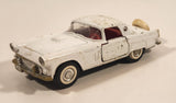 Majorette 1956 Ford Thunderbird SS 1/32 Scale White Die Cast Toy Car Vehicle with Opening Doors