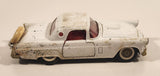 Majorette 1956 Ford Thunderbird SS 1/32 Scale White Die Cast Toy Car Vehicle with Opening Doors