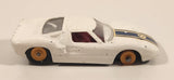 Vintage 1965 Lesney Matchbox Series No. 41 Ford G.T. White Die Cast Toy Car Vehicle