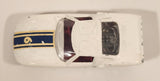 Vintage 1965 Lesney Matchbox Series No. 41 Ford G.T. White Die Cast Toy Car Vehicle