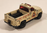 2001 Matchbox Playset: Fire Rescue Troop Carrier Truck Beige Die Cast Toy Car Vehicle