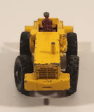 Vintage 1962 Lesney No. 43 Aveling-Barford Tractor Shovel Yellow Die Cast Toy Car Vehicle