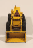 Vintage 1962 Lesney No. 43 Aveling-Barford Tractor Shovel Yellow Die Cast Toy Car Vehicle