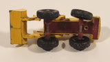 Vintage 1962 Lesney No. 43 Aveling-Barford Tractor Shovel Yellow Die Cast Toy Car Vehicle