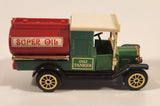 Vintage Reader's Digest High Speed No. 502 1912 Tanker Truck Green Red "Super Oil" Die Cast Toy Car Vehicle