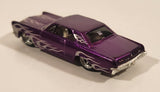 2005 Maisto G Ridez 1965 Buick Riviera Purple Die Cast Toy Car Vehicle with Rubber Wheels
