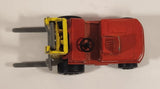1972 Lesney Products Matchbox Red Yellow Superfast No. 15 Fork Lift Truck Toy Car Warehouse Yard Machinery Vehicle