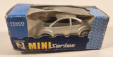 1997 Maisto Tesco Mini Series Volkswagen New Beetle Silver 1/64 Scale White Die Cast Toy Car Vehicle New with Box