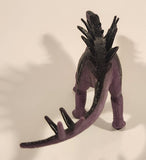 S.H. Black and Purple Stegosaurus 8" Long Dinosaur Toy Figure