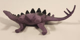 S.H. Black and Purple Stegosaurus 8" Long Dinosaur Toy Figure