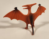 S.H. Orange Pteranodon 2 3/4" Tall Dinosaur Toy Figure