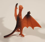 S.H. Orange Pteranodon 2 3/4" Tall Dinosaur Toy Figure